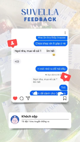 Feedback từ khách hàng Suvella 1