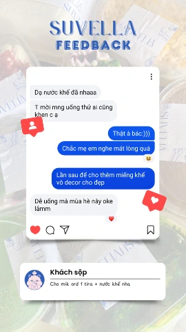Feedback từ khách hàng Suvella 3